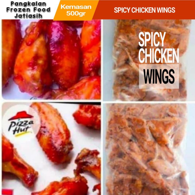 

Spicy Wings I Spicy Chicken Wing I Sayap Ayam l 1.000gr