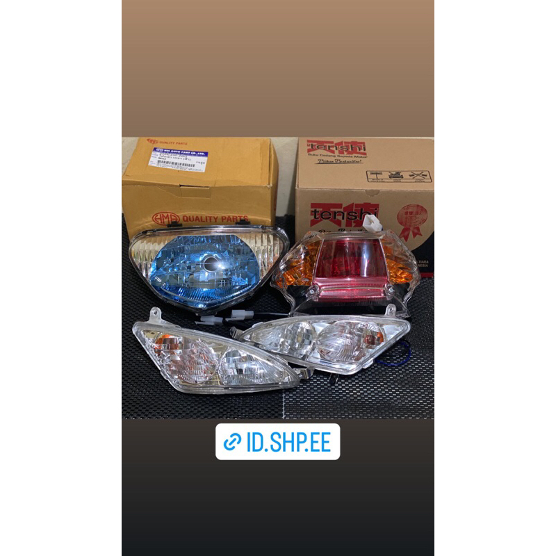 PAKETAN LAMPU MIO SPORTY SMOKE CUSTOM