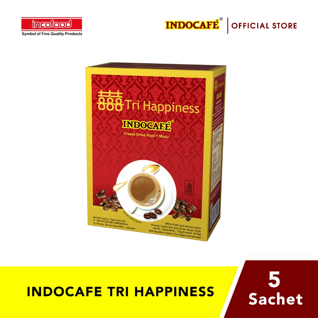 

Indocafe Tri Happiness (5 sachet)