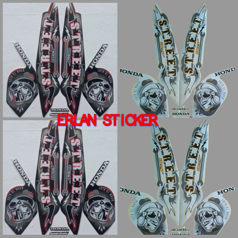 STIKER STRIPING LIS MOTOR HONDA BEAT STREET 2023