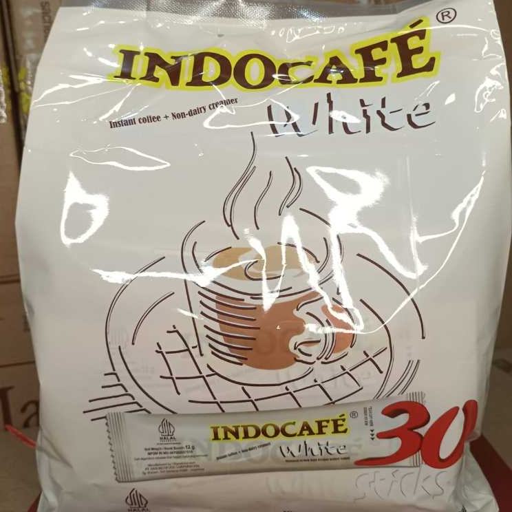 

INDOCAFE WHITE (less sugar) - Kopi+creamer - Isi 30 stick - Expired panjang!!:*cek deskripsi - SIAP KIRIM!!