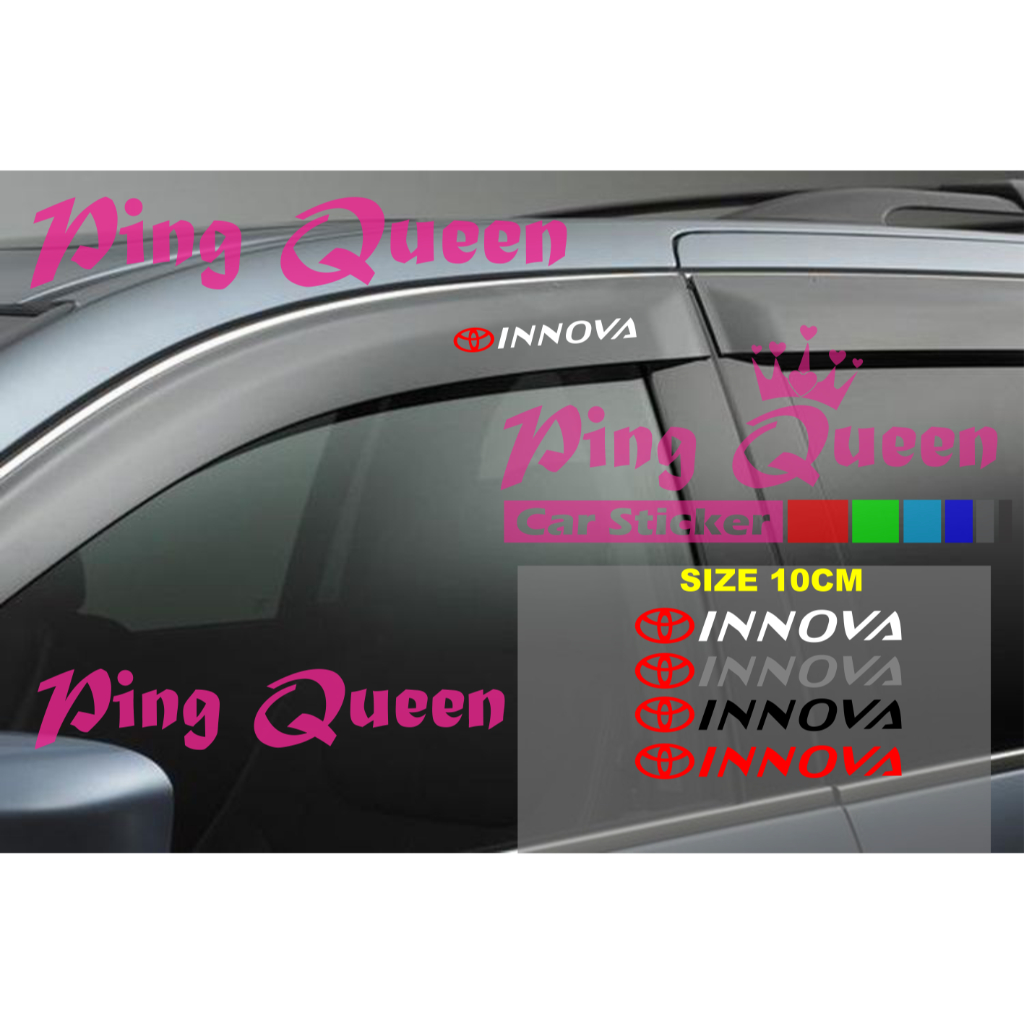 STICKER WIPER TALANG AIR MOBIL INNOVA STICKER WIPER TALANG AIR MOBIL TOYOTA INNOVA