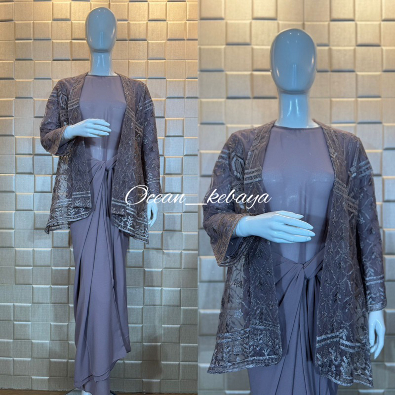 dress outer seruti tulle agnia panjang