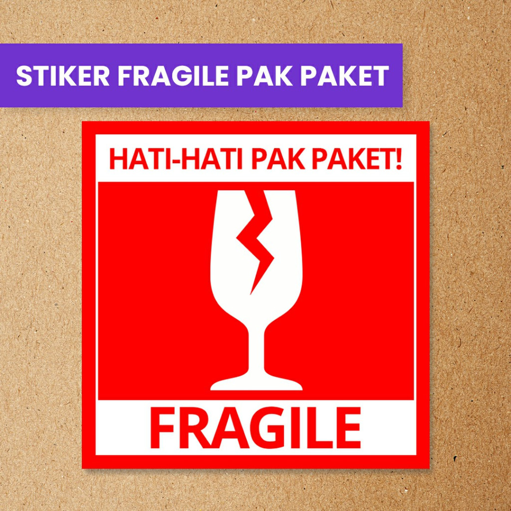 

STIKER FRAGILE UNIK PAK PAKET