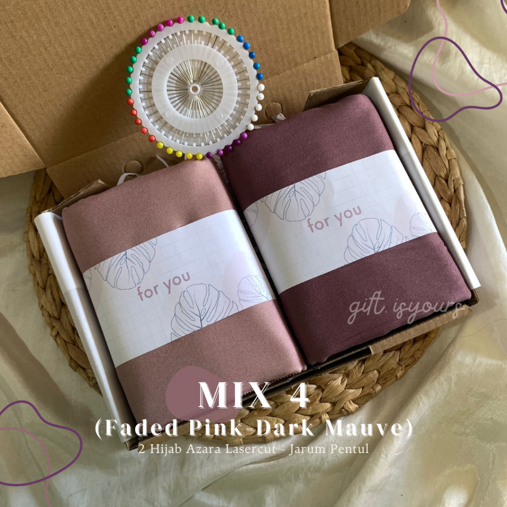 

Hampers/ Gift Box / Parcel / Kotak Hadiah / Kado Ulang Tahun, Lebaran, Ramadhan, Wedding, Graduation, Sempro, Semhas, Sidang untuk Teman, Sahabat Kado Hijab Azara Oskara Lasercut dan Bella Square Murah Cantik Aestetic Simple Hampers Ready Stock