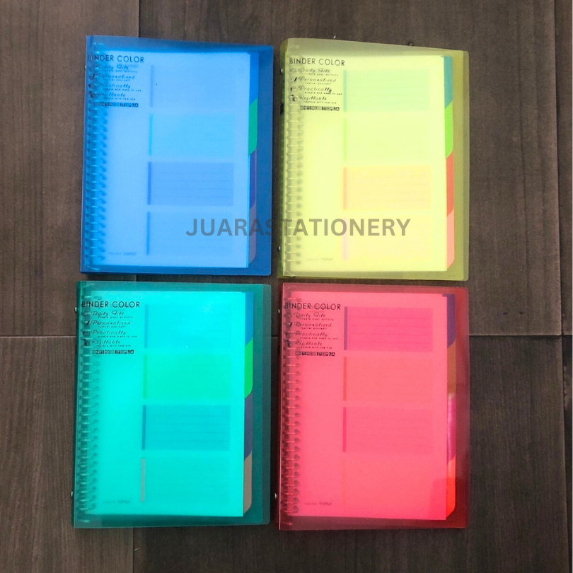 2512 - Map Binder B5 Pastel Kuliah SMA SMK Sekolah / Loose Leaf / Lose Leaf / Luslif / Memo / Binder