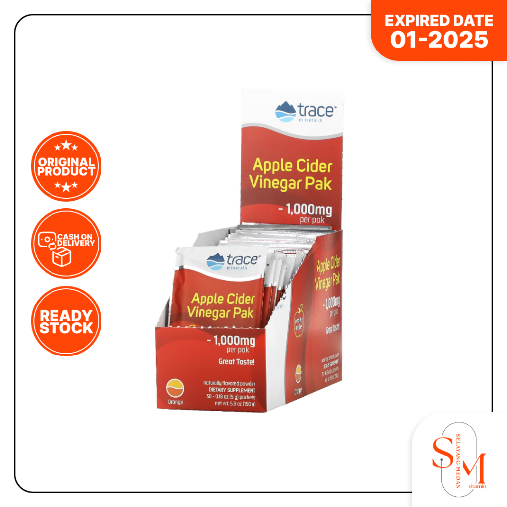 

Trace Minerals Apple Cider Vinegar Pak 30 paks