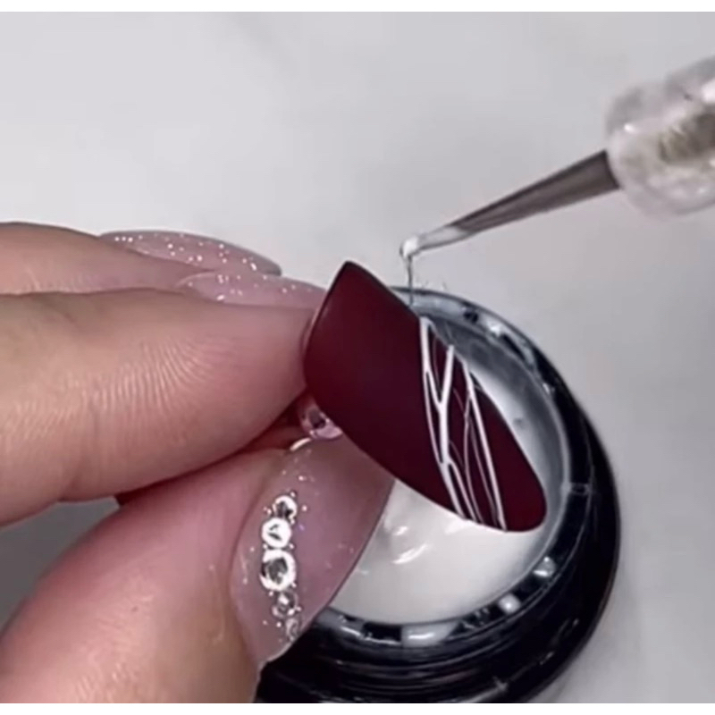 PARTY SPIDER GEL PARTY WHITE HALAL PARTY SPIDER GEL BLACK NAIL ART SPIDER GEL