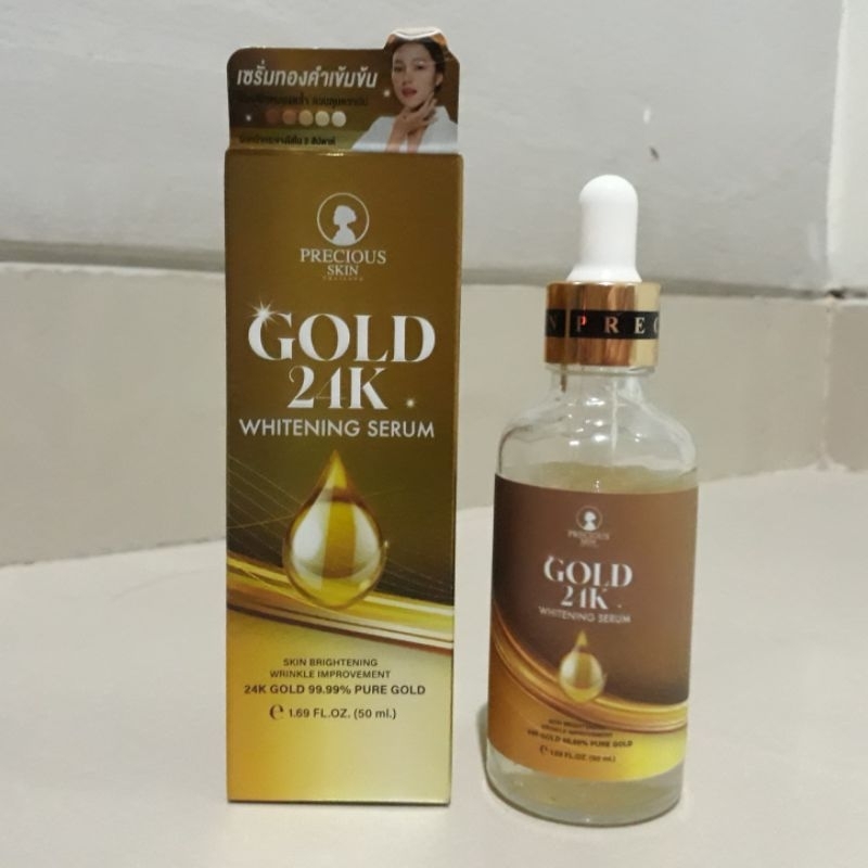 [PRELOVED] Precious Skin Thailand Gold 24K Whitening Serum 50ml