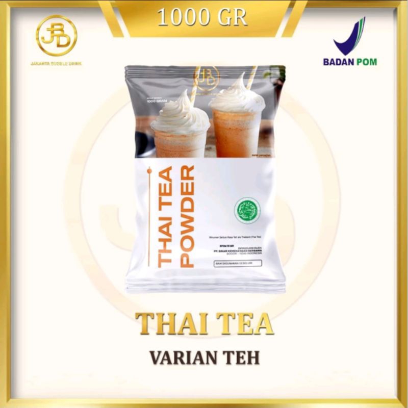 

Bubuk Minuman Premium Thai tea - Jakarta Bubble Drink | BPOM & HALAL