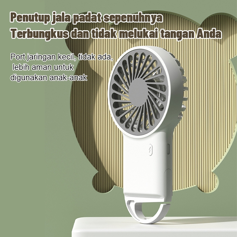 Arsyl Com Kipas Angin Portable Mini Kipas Kecil Recharge Mini Fan Kipas Mini Gantung Kipas Duduk