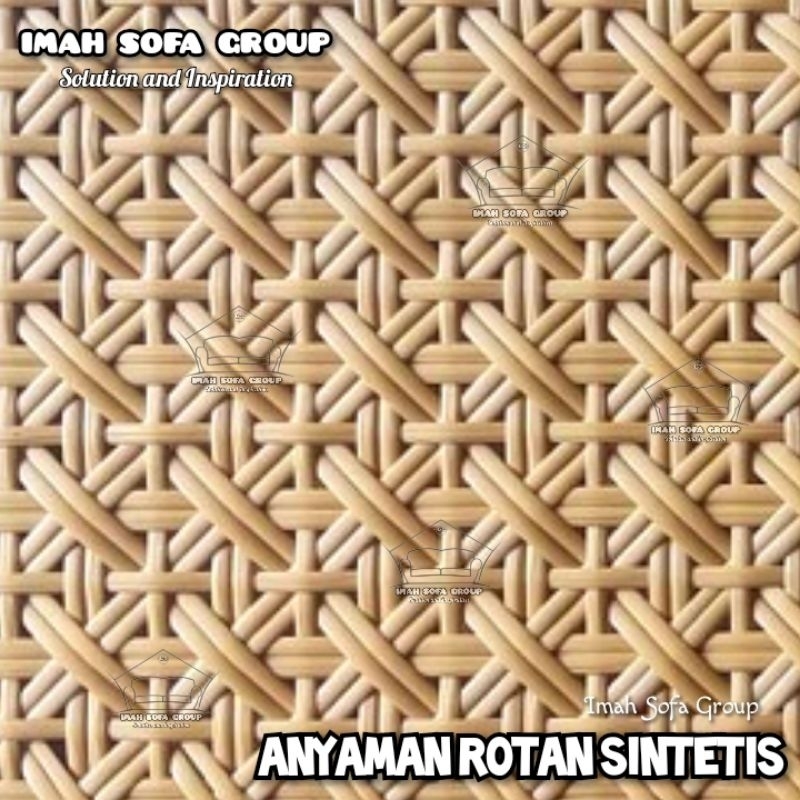Plafon Rotan Sintetis Anyaman Rotan Lembaran
