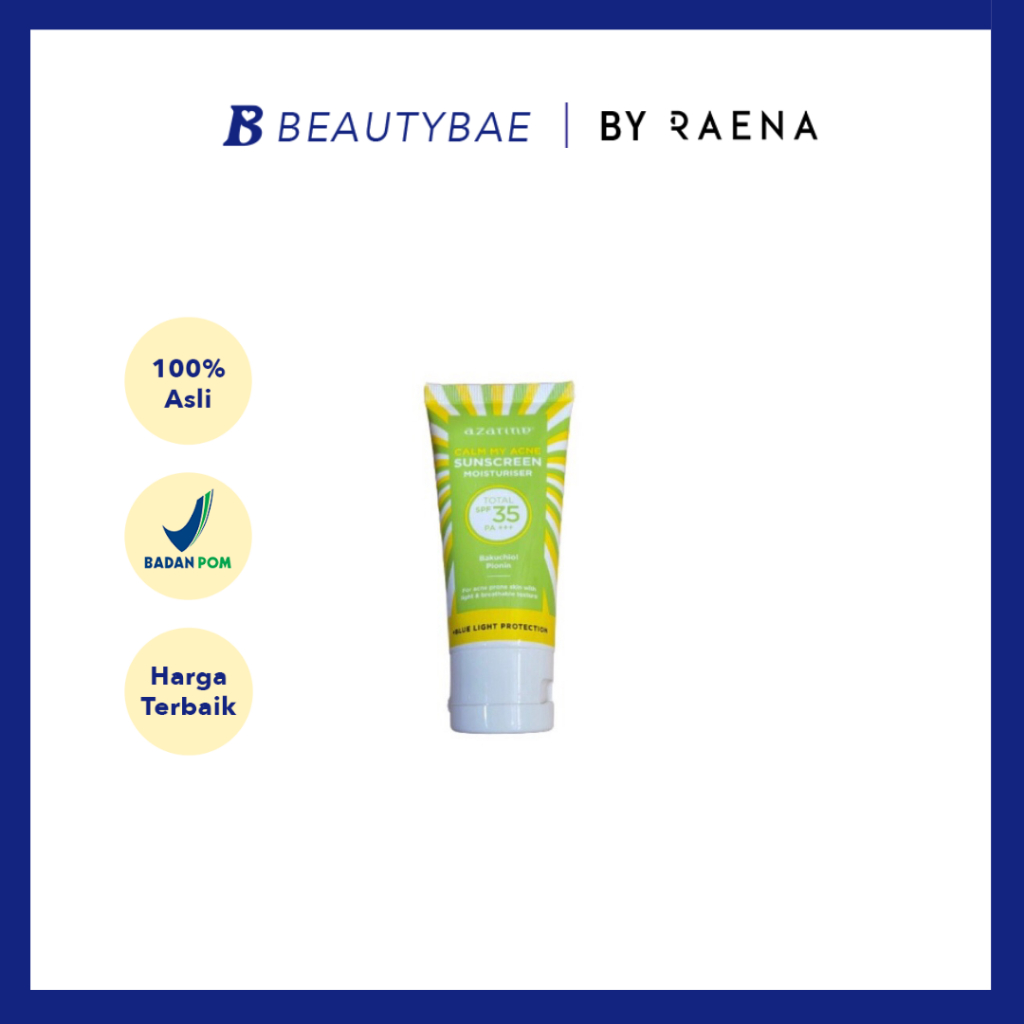 	 Azarine Calm My Acne Sunscreen Moisturiser SPF 35 PA++ | 40 ml	