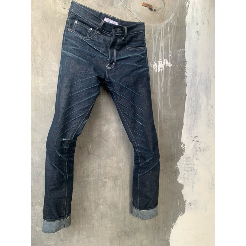 denim selvedge jack label oz 22