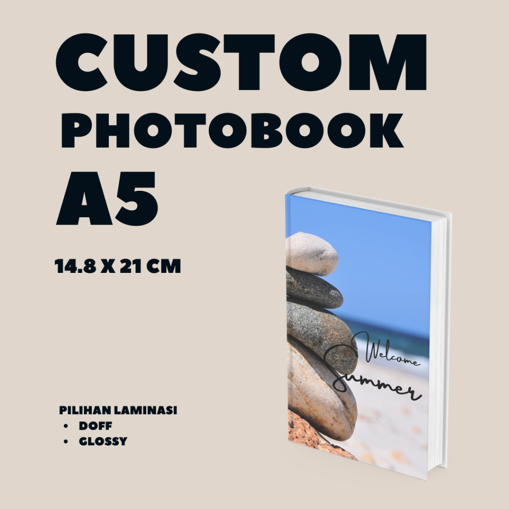 [A5] Cetak Photobook - Yearbook - Album Foto KPOP Buku Kenangan Album Kenangan Murah Custom