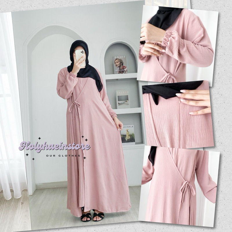 AMARA MAXY - Holyhaeinstore / dress busui / dress simple / dress kekinian / modern dress / dress can