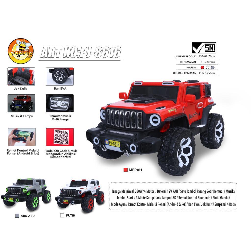 Batam Only Mobil Aki Pacific Jeep Spartan 8616 Ban Karet