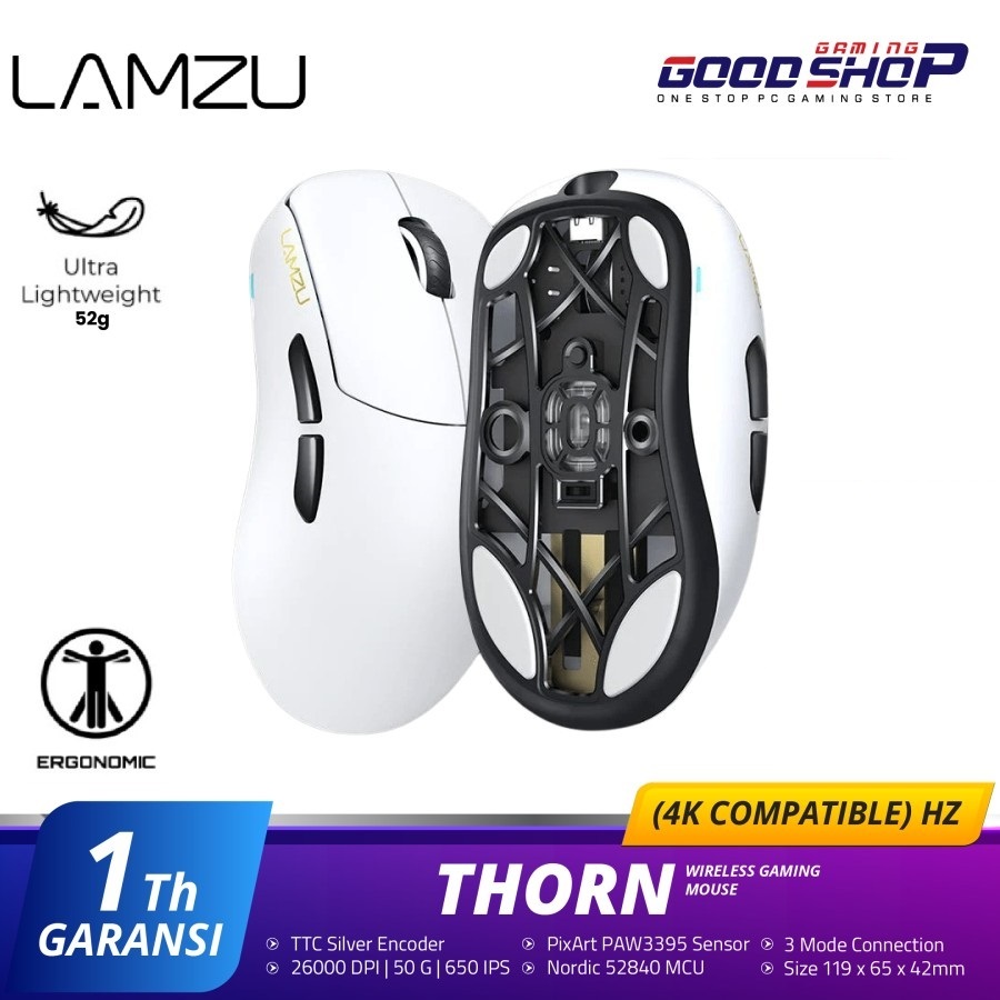 Lamzu Thorn Wireless Superlight Gaming Mouse