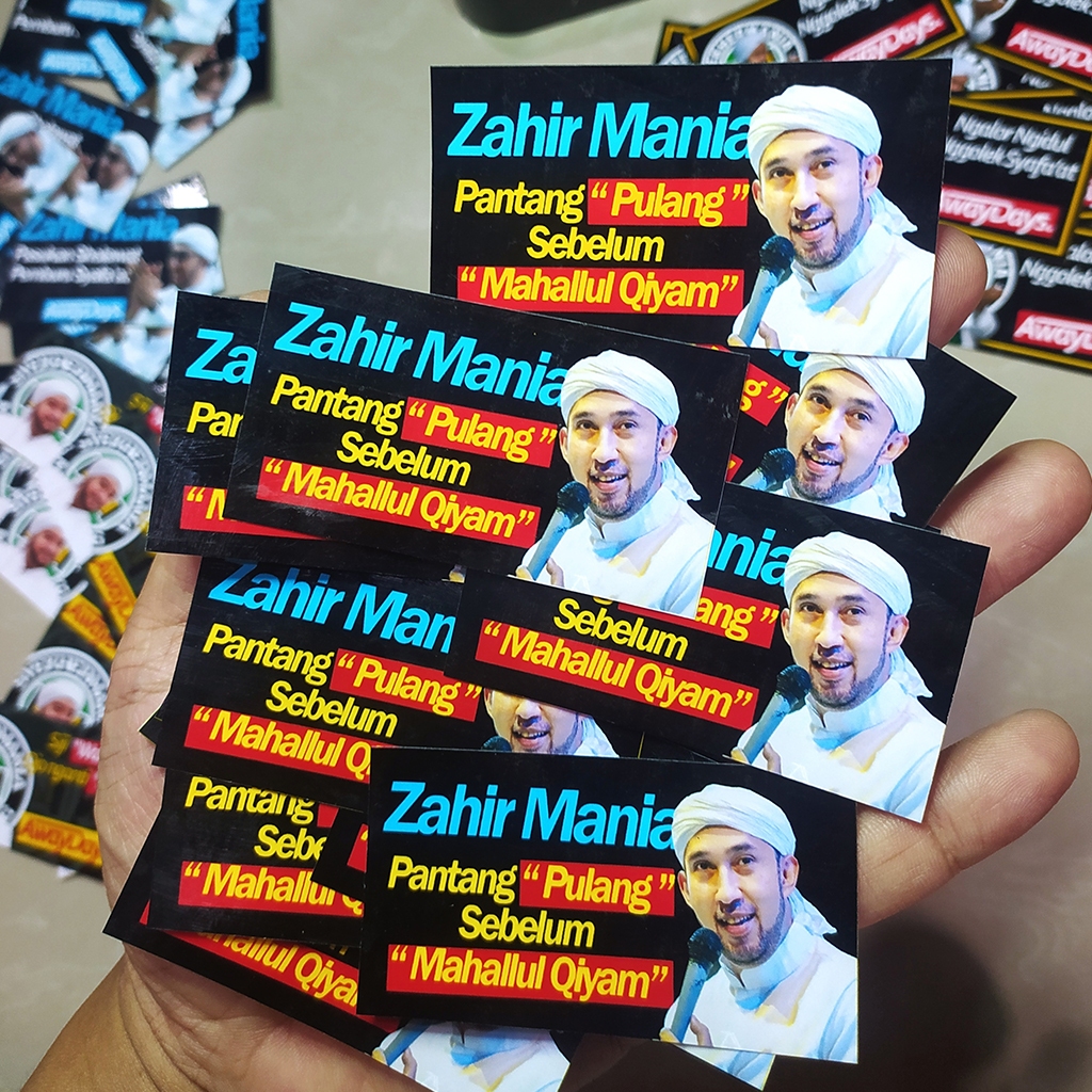 

Stiker zahirmania / stiker syekhermania / stiker mafia sholawat bahan vinyl bisa custom