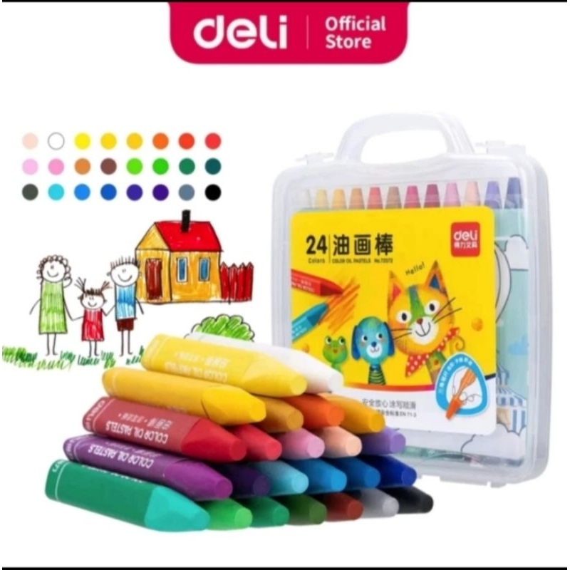 

Deli Krayon 24 Warna cocok Untul Siswa Sekolah Keluarga Dan kantor 72072