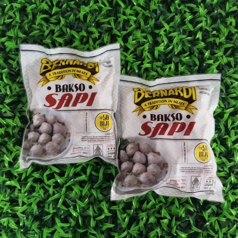 

Bernardi Bakso Sapi Halus Kecil isi 50 - Berat 360gr