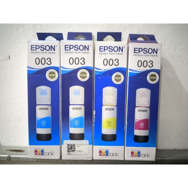 TINTA PRINTER EPSON L3110, L3250, L3256, L3150 ( 003 ) ALL WARNA