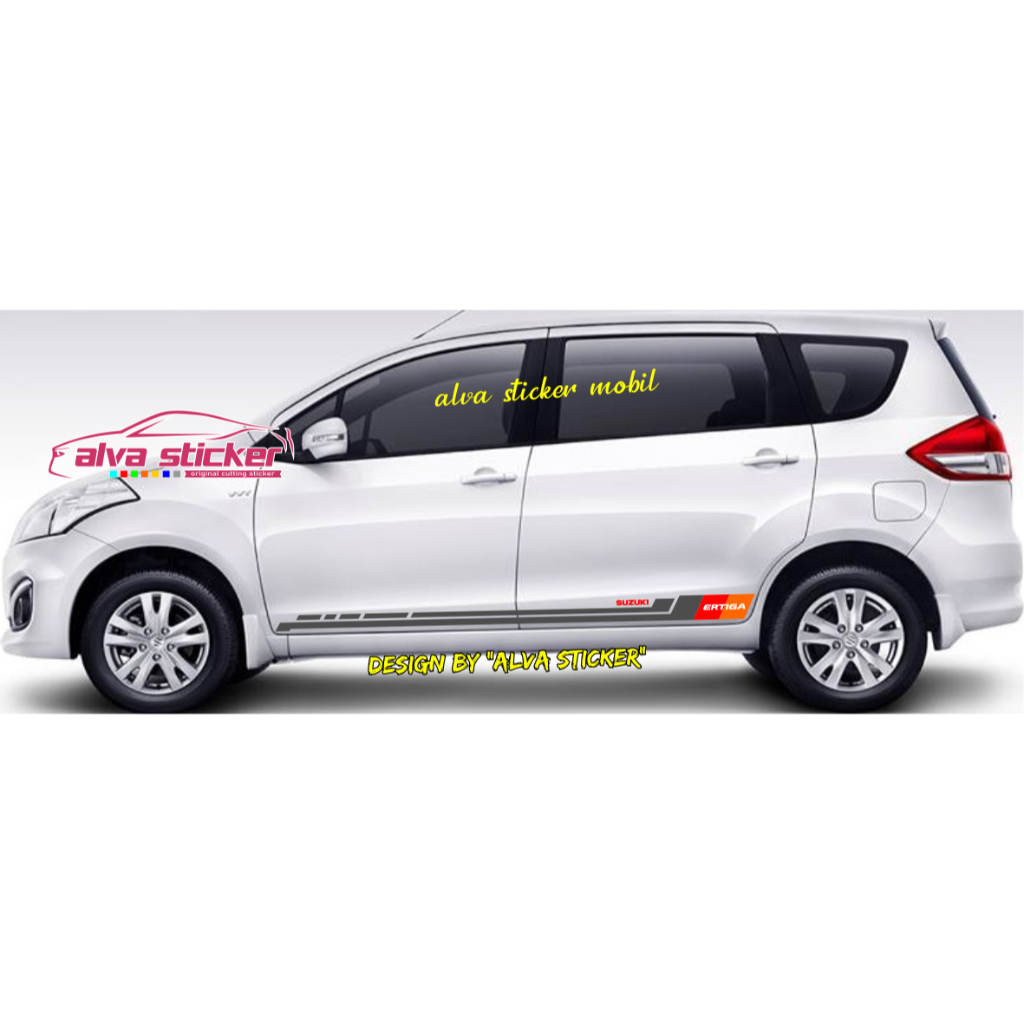 new stiker ertiga sticker ertiga list cutting body mobil suzuki ertiga stiker minimalist suzuki erti