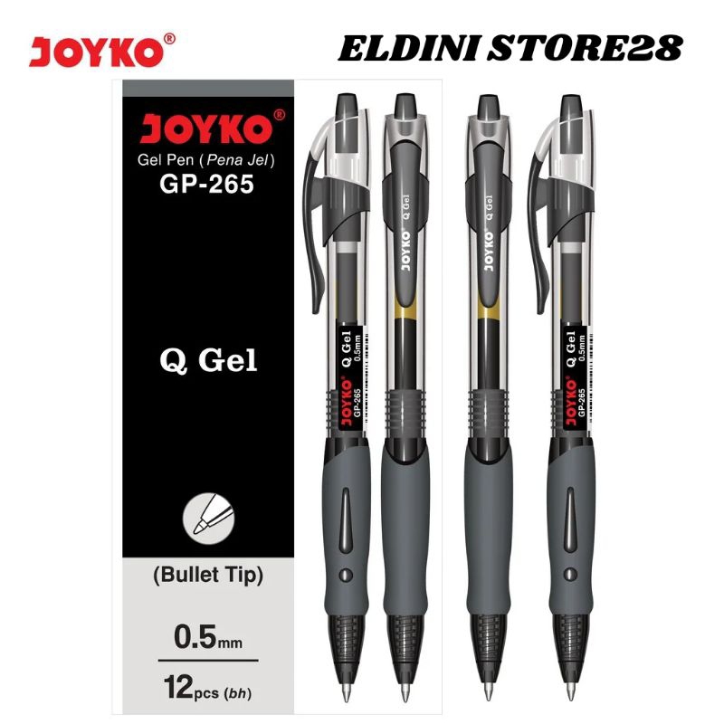 

Bulpen Gel Joyko GP-265|Bulpen gel|alat tulis kantor|bulpen Joyko|Bulpen hitam