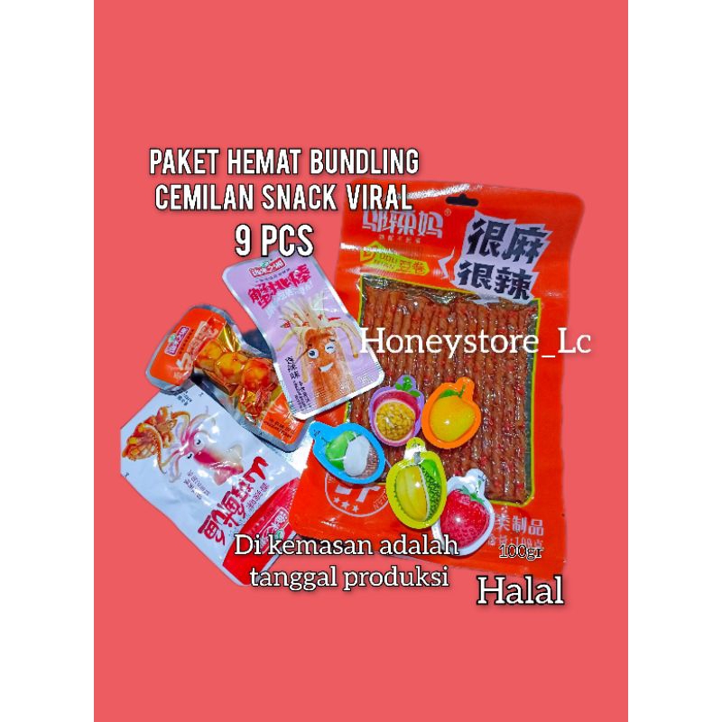 

PAKET HEMAT BUNDLING 9 PCS Cemilan Snack/Aneka Cemilan Snack Viral