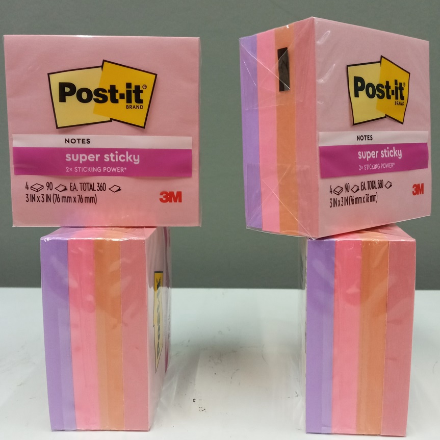 

Promo Merakyat 3M Post It Super Sticky Notes 6544SSFLA Flamingo 3 inch x 3 inch