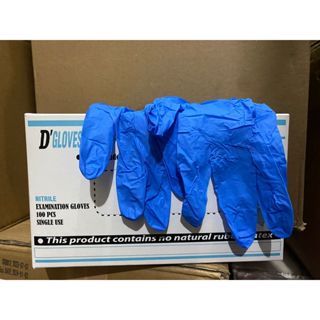sarung tangan handscoon/nitrile biru
