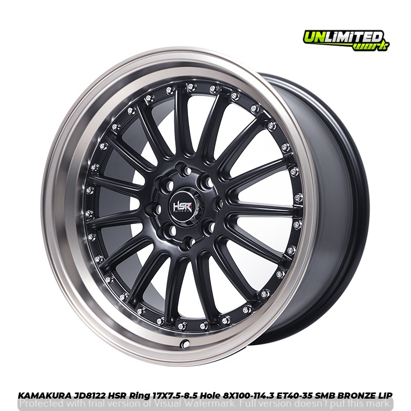 Velg Celong Ring 17 HSR KAMAKURA Buat Honda Freed Vios Jazz R17