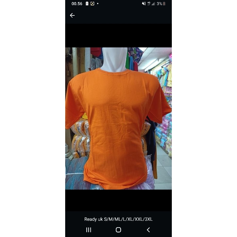 kaos polos katun combed 20S