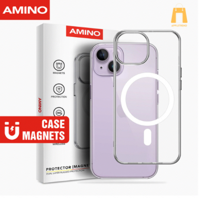 Amino Hybrid Bumper iPhone 15  Series Clear Case with MagSafe
