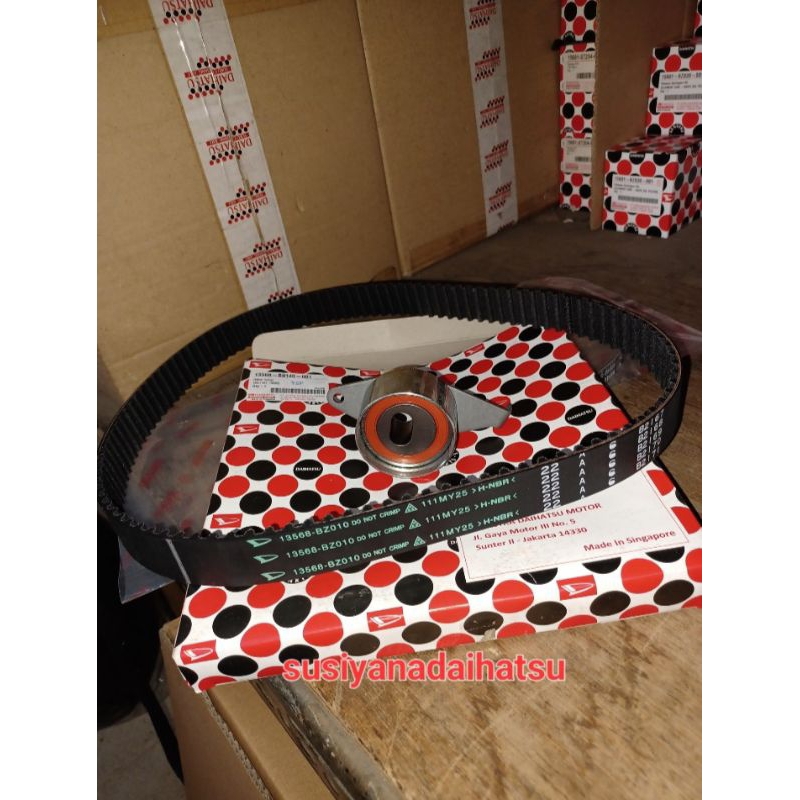 Timing belt ori  + Tensioner xenia 1000cc 13568-B9140-001 Tensioner NTN  Japan