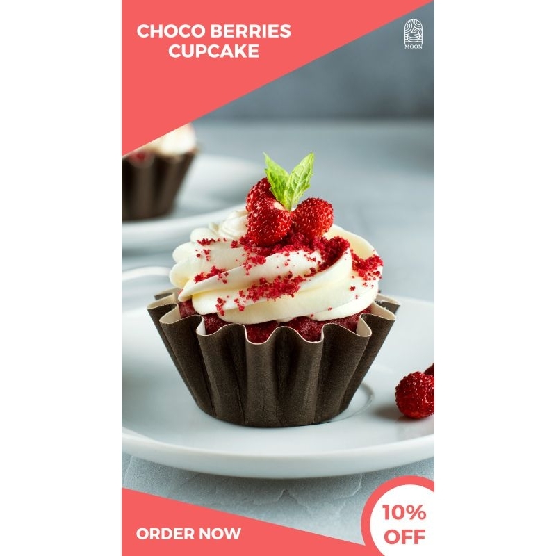 

Moon Bakery Cupcake Choco Berries