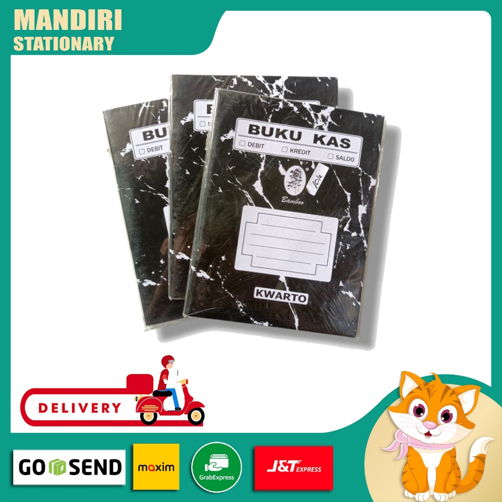 

BUKU KAS PEMBUKUAN / BUKU KAS BAMBO UKURAN KWARTO