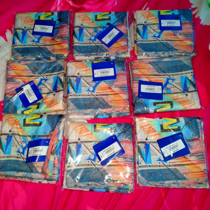 Mandjha Motif 1 Pcs Ivan Gunawan Fashion Scarf Original Motif Hijab Spectrum White Special Free Box,