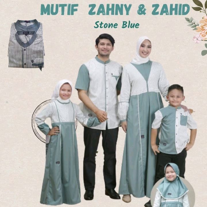 Sarimbit mutif 2023 / mutif zahny sarimbit series/ sarimbit keluarga / gamis katun