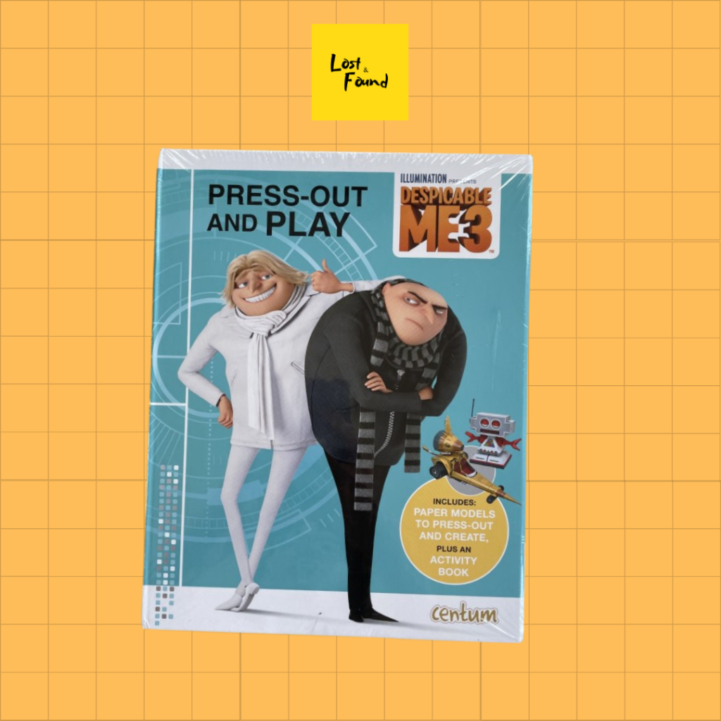 

Book Press Out and Play Despicable Me 3