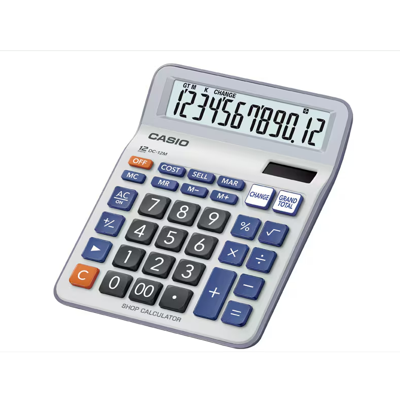 

CALCULATOR / KALKULATOR / CALCULATOR 12 DIGIT / KALKULATOR TOKO / CALCULATOR CASIO DC12M