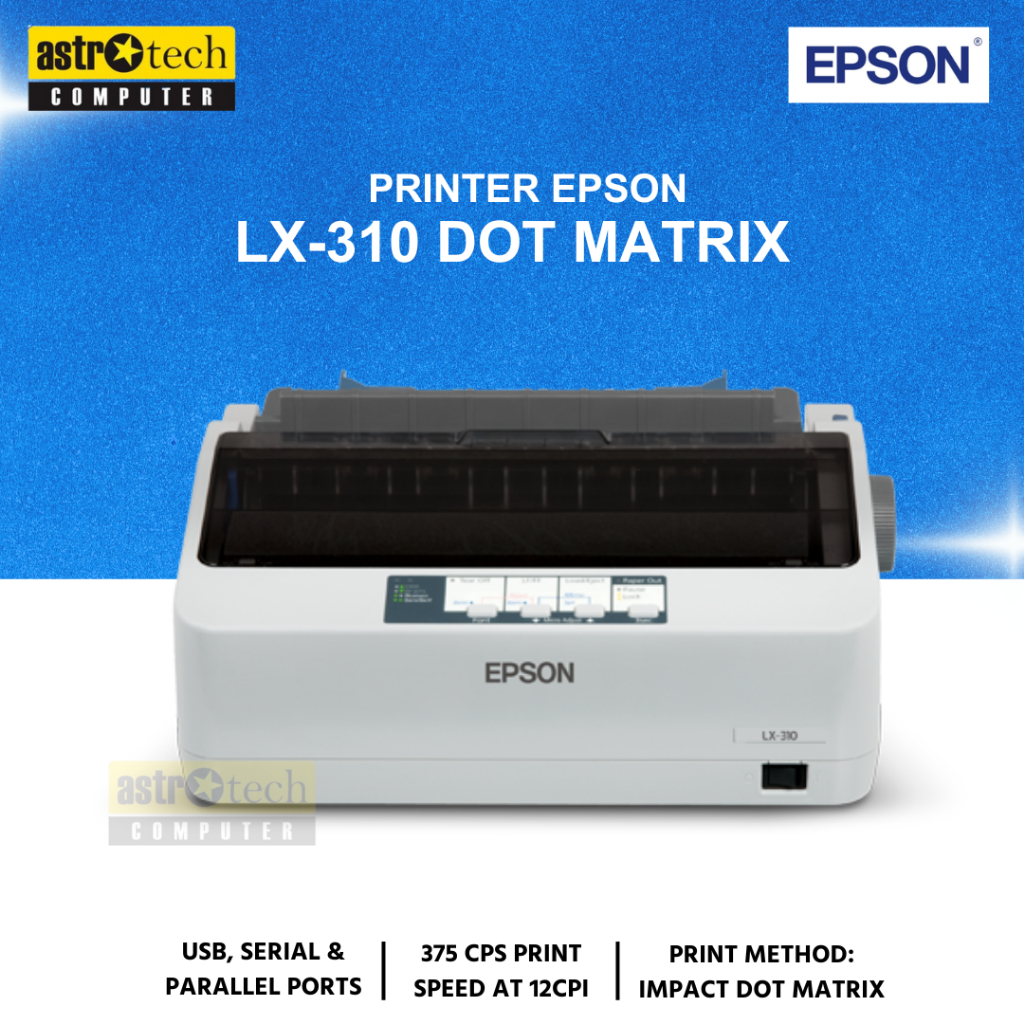 PRINTER EPSON DOMATRIX LX310 LX-310 LX 310 GARANSI RESMI