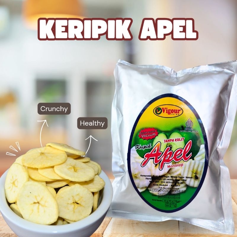 

Keripik Buah Apel | FREE GIFT LOGAM MULIA | Keripik buah dan sayur