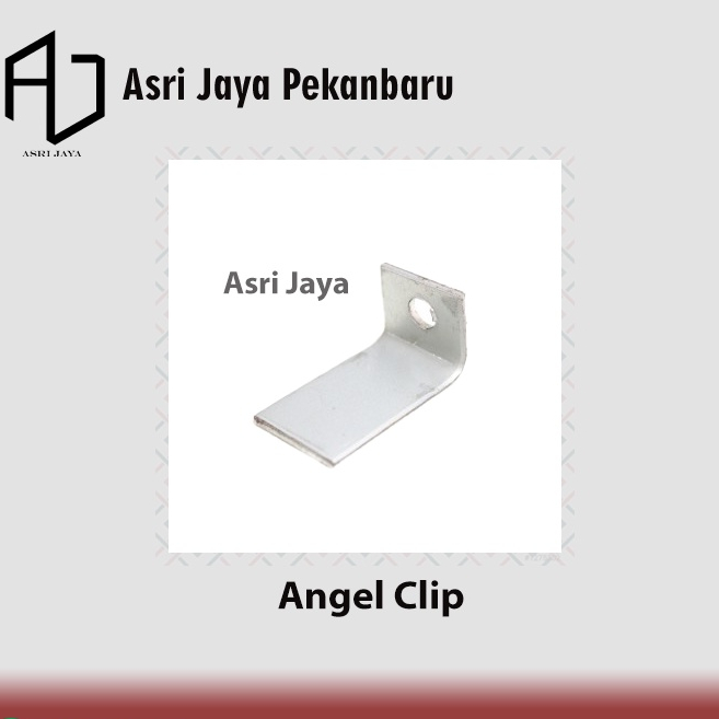 Angle clip / Siku Plat Gypsum Plafon Pasangan Paku Tembak Ramset