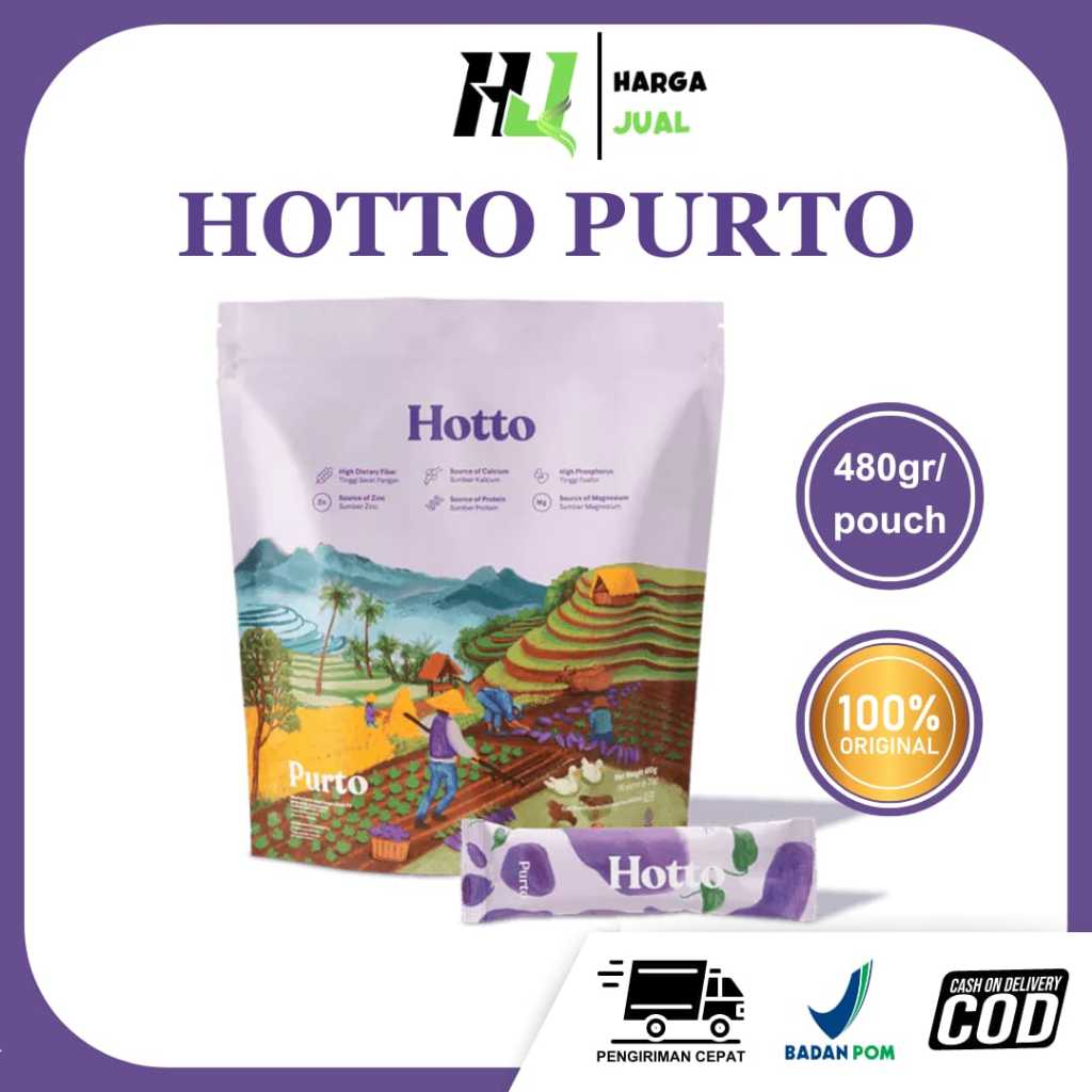 

HOTTO PURTO OAT MULTIGRAIN with purple potato - 1 pouch 16 sachet