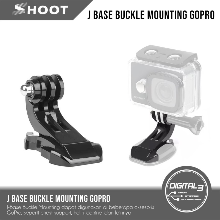 J Base Buckle / Base Mounting GoPro / J base Mounting GoPro
