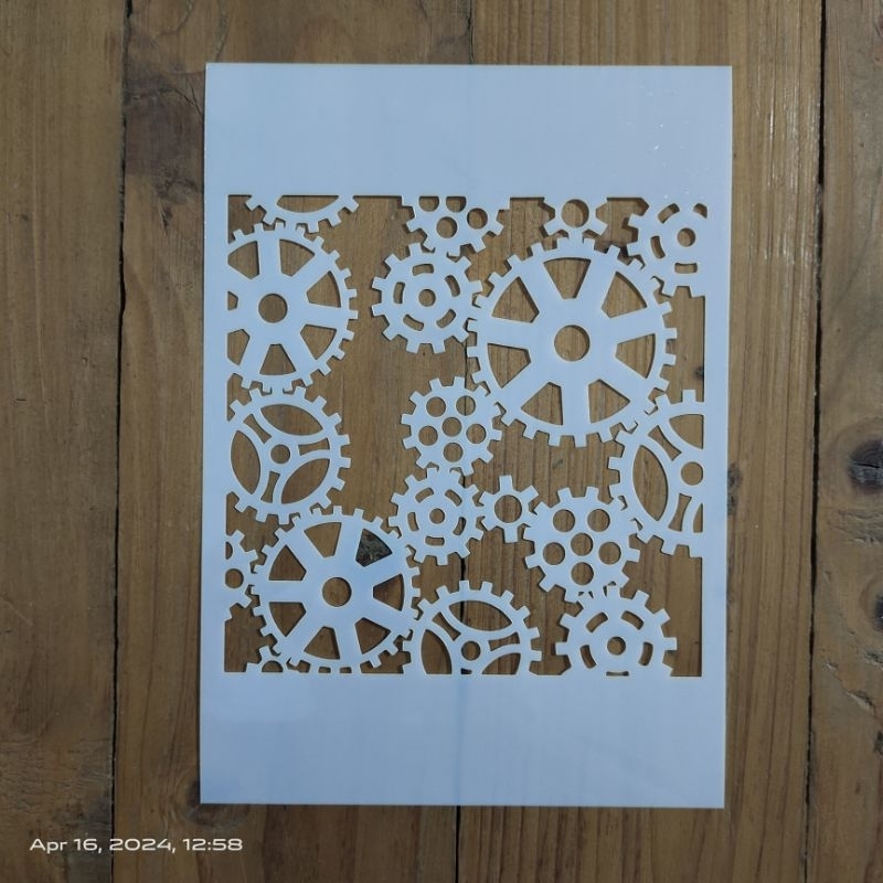 

BCalleigh | Stencil Motif Gear | Uk. A5, A4, A3