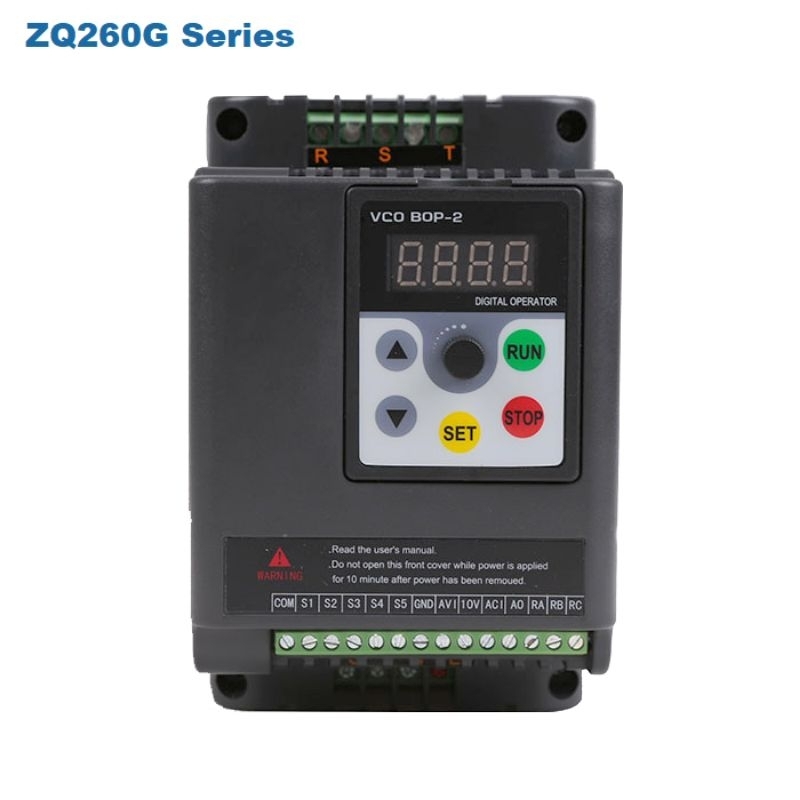 INVERTER VFD ZEST INPUT 1 Phase 220V TO 3 phase 380V 1.5kw ZQ260GS1D5