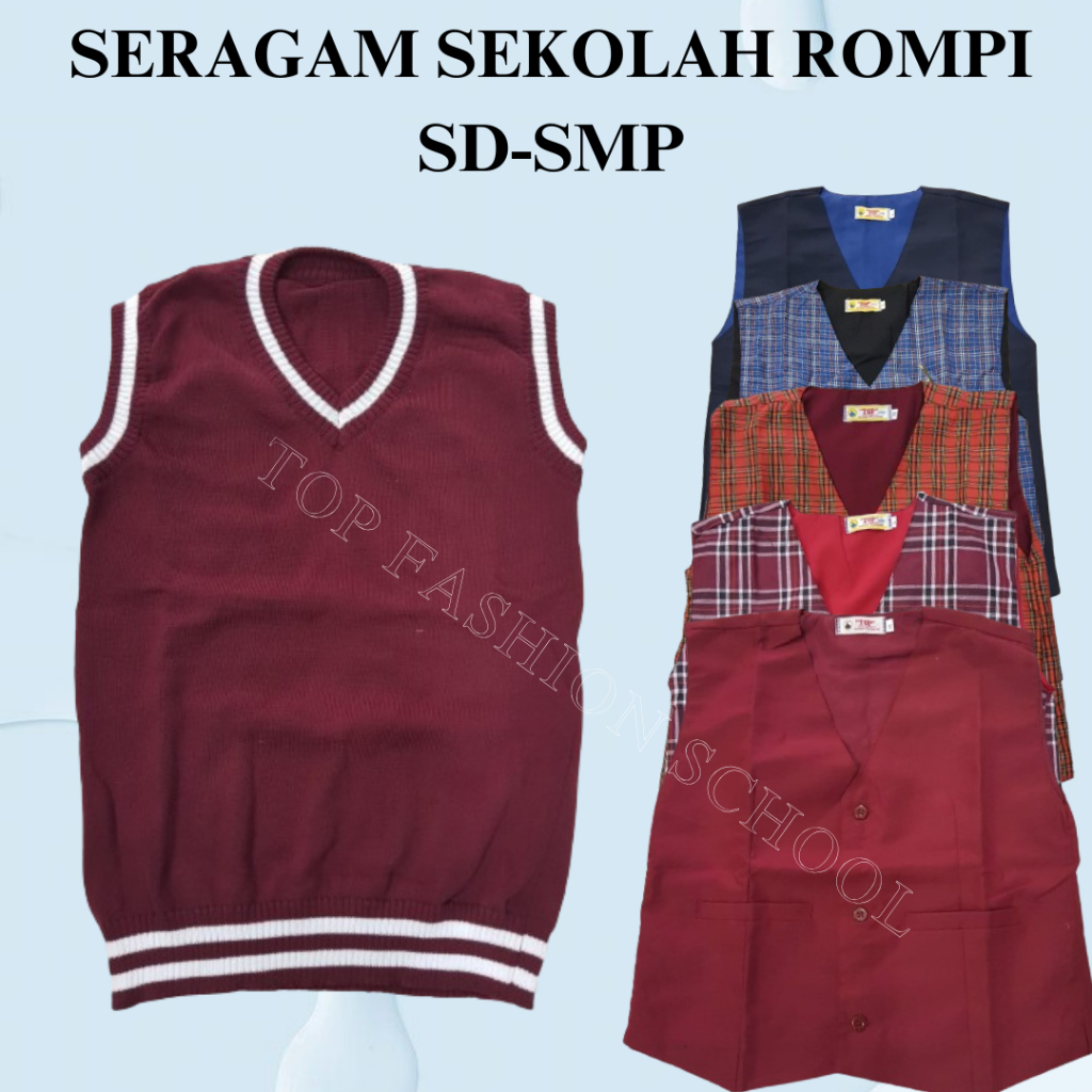 ROMPI SEKOLAH SD-SMP (Polos dan Kotak-kotak)