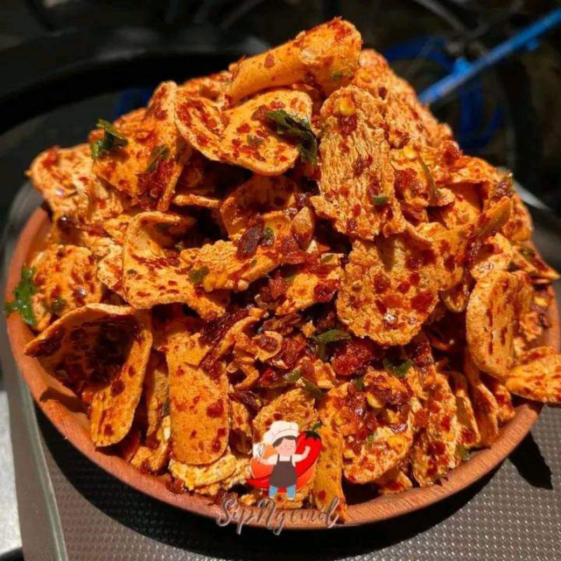 

BASRENG SIPngemil KEMASAN 100GR EXTRA PEDAS DAUN JERUK FULL BUMBU